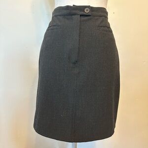 Vintage Armani Jeans Charcoal Pencil Skirt